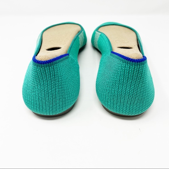 Rothy’s Calypso Blue Green Turquoise Teal Flats - Retired - Very Hard to Find 10 - Picture 2 of 4